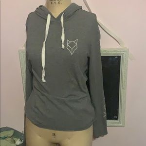 Hooded Sweatshirt with fox on chest